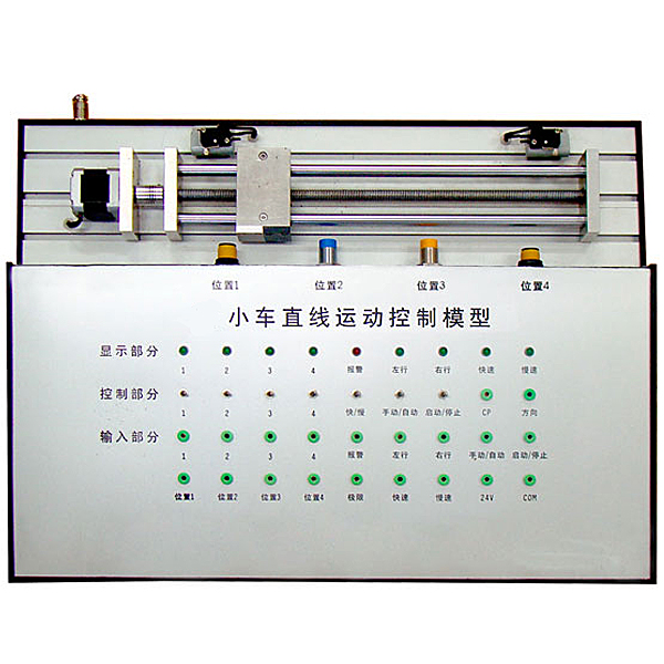 直線運(yùn)動PLC控制模型實訓(xùn)裝置(圖1) 直線動作PLC控制模型實驗裝置,透明液壓實驗裝置
