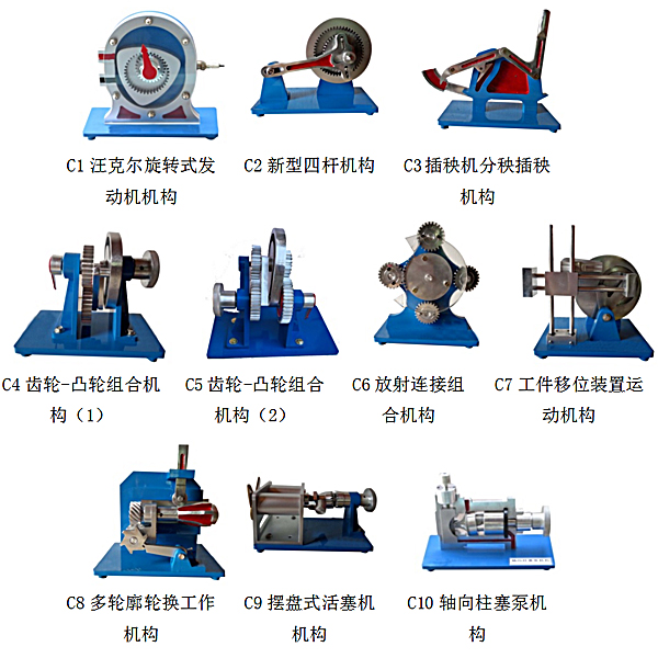 機(jī)構(gòu)運(yùn)動(dòng)簡(jiǎn)圖測(cè)繪模型（創(chuàng)新型）,機(jī)械測(cè)繪教學(xué)模型